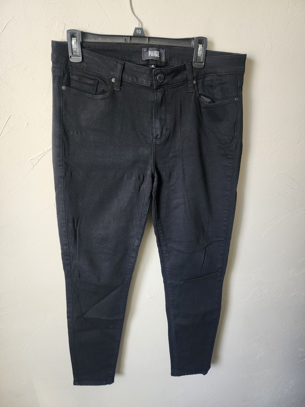 PAIGE Black Skinny Jeans Size 32